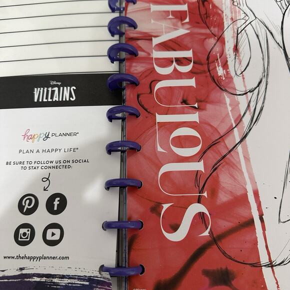 The Happy Planner Disney Villains Big Notebook - Picture 4 of 7